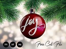 Download Joy Christmas Ornament Svg Dxf Png Commercial Use Free Download