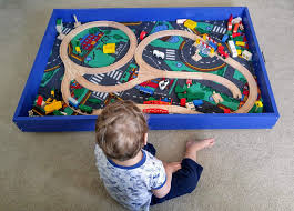 Diy Slide Under The Bed Train Table The Chirpy Toddler Kids Room Toddler Boys Room Kids Rooms Diy