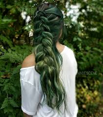 An ombre of any color looks amazing on every shade of skin. 20 Ways To Rock Green Hair