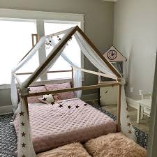 Toddler Bed Play House Bed Frame Children Bed Bunk Bed Home Etsy House Frame Bed Toddler Bed Frame Bed Tent