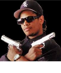 Eazy E Pistols Spiral Notebook