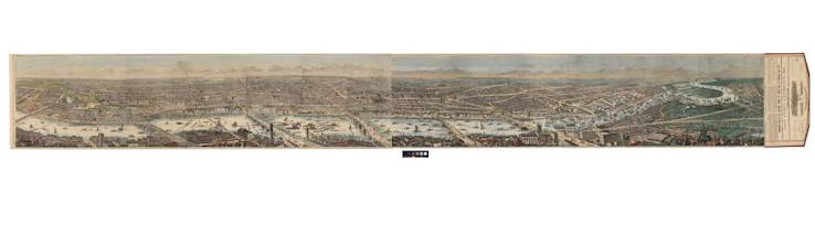The Illustrated London News Panorama of London and the River Thames | Royal Museums Greenwich