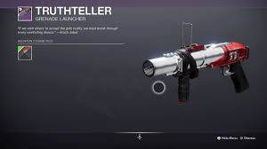 How To Get Truth Teller & Truth Teller God Roll-Destiny 2 - Youtube