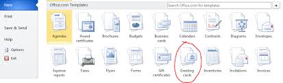 How to make a card in word. How To Create Greetings Cards In Microsoft Word 2010