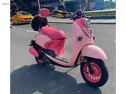 Pembe Scooter Panosundaki Pin