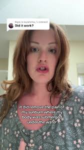 Replying to @kaylafortes_ here were the results! #soothyoursunburn  #sunburns #vinegarbath