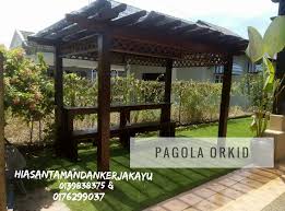 Berikut ini adalah gambar denah rumah kayu. Pagola Orkid Hiasan Taman Dan Kerja Kayu Facebook