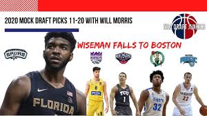 Nba Draft Junkies Mock Draft Picks 11 20 With Will Morris He S Baaack Youtube