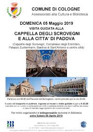 Orari e programmi soggetti a variazioni per necessità organizzative, traffico e/o meteo. Visita Guidata Alla Cappella Degli Scrovegni E Alla Citta Di Padova Rete Bibliotecaria Bresciana E Cremonese