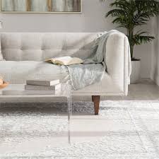 Decor rug direct area throw rugs tufted abstract rug patterned carpet animal print rug available size: Jaipur Living Fables 8 10 X 11 9 Power Loomed Area Rug In Gray And White Rug128708