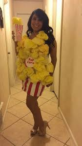 Homemade Popcorn Costume Food Halloween Costumes Popcorn Halloween Costume Popcorn Costume