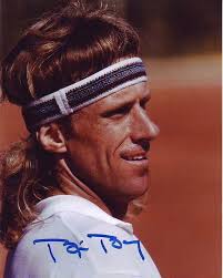 Bjorn Borg Signed Tennis Photo W/ Hologram Coa