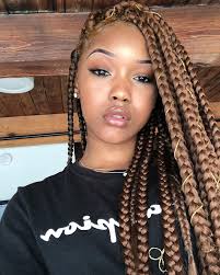 Natural Hair Braid Styles Summer Blonde Box Braids Hair Styles Box Braids Hairstyles