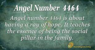 Angel Number 4464 Meaning Ray Of Hope In Society Sunsigns Org