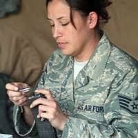 Pfc. Stephen Grams, U.S. Army Reserve military police