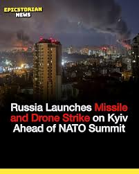 Russia launched its second major attack on Kyiv, Ukraine's capital, in less than a week. President Volodymyr Zelensky of Ukraine said that 12 people had been killed in the attack and 64