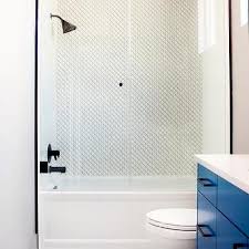 Combine the best of both worlds with an enclosure for your bathtub. Drop In Tub With Seamless Glass Doors Design Ideas