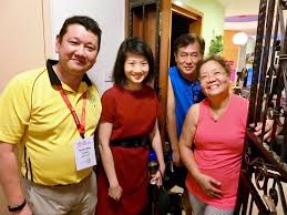 In recent weeks, several young and bright female professionals contesting in the upcoming general elections 2015 have captured the public's imagination with their spunk and heart. Sun Xueling Out At Block Visit At Blk 298 Today With My Facebook