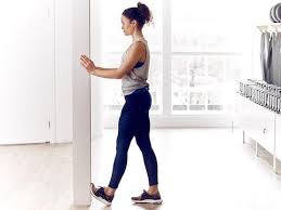 Movement can be performed leaning forward over support bar. 5 Best Calf Stretches For Runners With Pictures