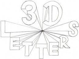 How To Draw 3d Letters Graffiti Lettering Art Lessons Art Handouts