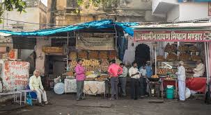 La Street Food Indiennea Cuisine De Rue New Delhi Indien