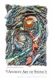 Divine Union Of Fire And Water 13 X 19 Open Edition Stone Crafts Pebble Mosaic Mosaic Art