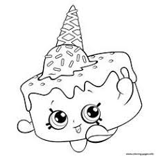 Print Cherry Nice Cupcake From Shopkins Season 6 Coloring Pages Shopkins Colouring Pages Shopkin Coloring Pages Disney Coloring Pages