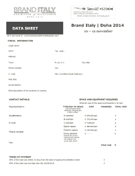 The detector is equipped with advanced microprocessor control that tests. Fillable Online Scheda Espositorebrand Italy Qatar Engdoc Fax Email Print Pdffiller