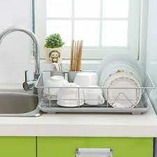 Get it as soon as thu, jul 22. Large Dish Drainer Metal Wire Cutlery Draining Holder Plate Rack Kitchen Sink Uk Ebay