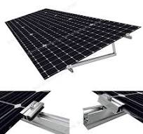 Flat roof solar mounting bracket for bifacial solar panels ...