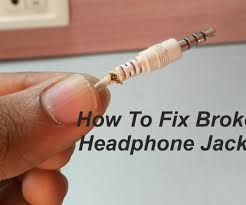 How To Fix Broken Headphone Jack Headphone Fix It Computer Headphones