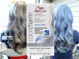 Use 30 volume wella color charm developer for lightening up to 3 levels and for more intense results on dark hair. How To Get Gray Hair Wella Cooling Violet 050 Youtube