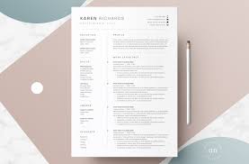 Free clean resume template microsoft word. One Page Resume Template Creative Resume Templates Creative Market
