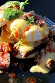 Steak Eggs Benedict With Chipotle Lime Hollandaise Sauce Is A Spicy Twist On Traditional Eggs Benedict With Lef Breakfast Brunch Recipes Eggs Benedict Recipes