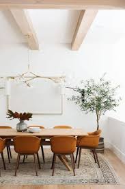 Caramel Color Trend Earthy Color Trends Color Trends 2020 Terracotta Caramel Tan Rust Ta Beautiful Dining Rooms Mid Century Dining Room Dining Room Curtains