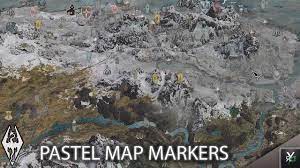 The map legend often also has a scale to help the map reader gauge dista. Enough I M Gonna Lose It If I See One More Post With White Map Markers R Skyrim