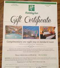 Buy $25 worth of certificates, get $5 worth of certificates for free! Find More Final Reduction 70 Holiday Inn Of Appleton Gift Certificate For Sale At Up To 90 Off