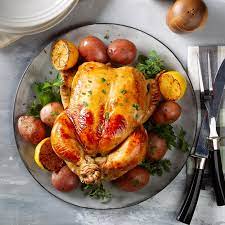 Country Roasted Chicken Recipe Stuffed Whole Chicken Dutch Oven Whole Chicken Roast Chicken Recipes