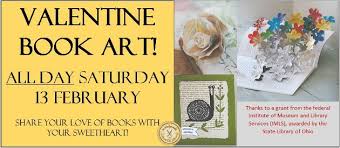 Books Crafts Valentine S Day Valentine Book Art On February 13 With Images Books Book Art Stark County Ohio