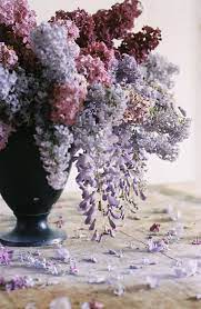 Whimsical Purple Flower Cloud Anne Van Midden Purple Flower Arrangements Purple Flowers Flower Arrangements