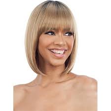 Bob cuts, rounded hair cuts length: Model Model Clair Human Hair Blend China Bang Duby Bob Wig Bb 001