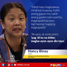 Outgoing senator and now Makati mayor candidate Nancy Binay blamed his  in-law and rival Luis Campos, the husband of her estranged sister Abby  Binay, for driving a wedge between the two siblings.