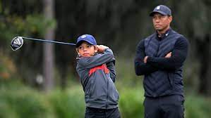 Woods has been working with charlie on his golf game for years, and it's already paying off. Tiger Woods 11 Year Old Son Charlie Wows World Of Golf