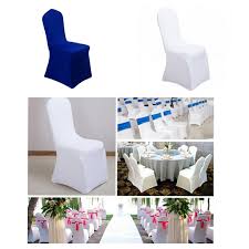 Unfollow chair covers for sale to stop getting updates on your ebay feed. Blue And White Chair Covers For Sale Spandex Stretchable Events Cheap Reusable Furniture Home Living Furniture Chairs On Carousell