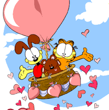 Garfield Con Corazones San Valentin Frases Amor Imagenes Y Frases De Amor 14 De Febrero Garfield Imagenes Garfield Garfield Y Sus Amigos