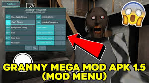 In the game granny, the player must explore the house to find items that can help him escape the house in 5 days. Granny Mega Mod Apk 1 5 Mod Menu Youtube