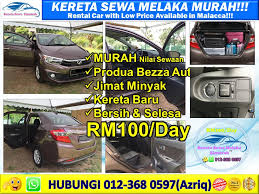 Melaka cukup terkenal dengan sejarah dan tempat pelancongannya yang cantik dan menarik yang sering jadi tumpuan di hujung minggu dan cuti terutaman cuti sekolah dan cuti umum. Kereta Kereta Sewa Zinnirah Melaka Muar Bangi Kajang Facebook