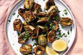 Roasted Baby Artichokes With Parsley And Mint Recipe Aria Adjani Food Wine