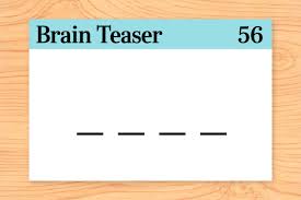 Enter a scrambled word, and we will unscramble it. 56 Brain Teasers That Will Leave You Stumped Reader S Digest