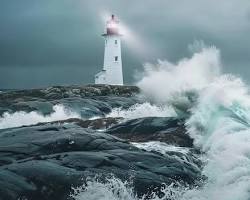 faro en la tormenta representando la lealtad como valor humano fundamental en las relaciones interpersonales.